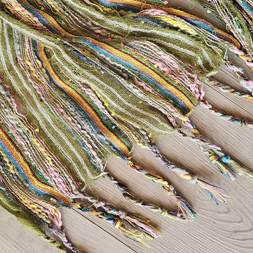 Multicolor Striped Scarf - Picture 6 of 7